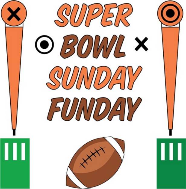 Picture of Super Bowl Sunday SVG File