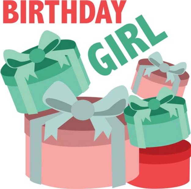Picture of Birthday GIrl SVG File