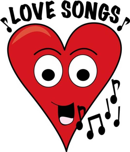 Picture of Love Songs SVG File