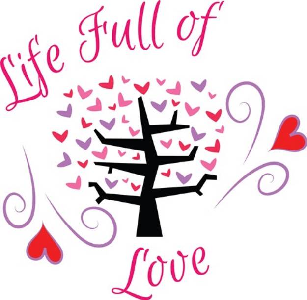Picture of Full Of Love SVG File