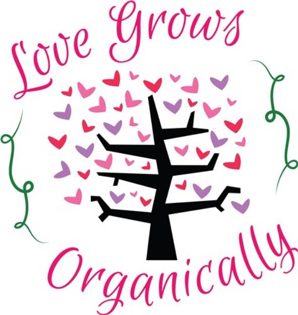 Picture of Love Grows SVG File