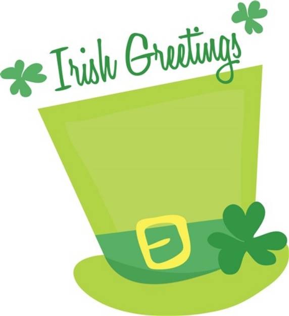 Picture of Irish Greetings SVG File