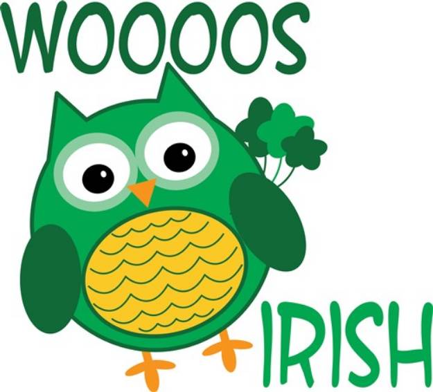 Picture of Whooos Irish SVG File