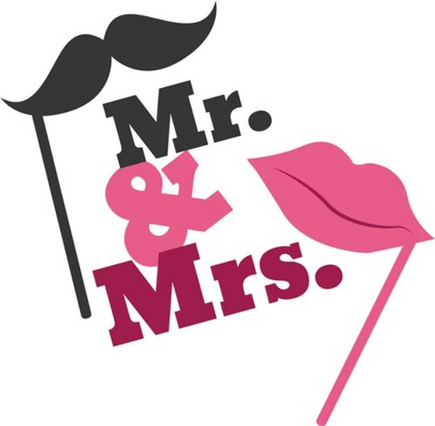 Picture of Mr & Mrs SVG File
