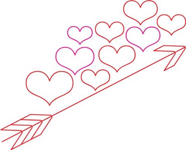 Picture of Love Arrow SVG File