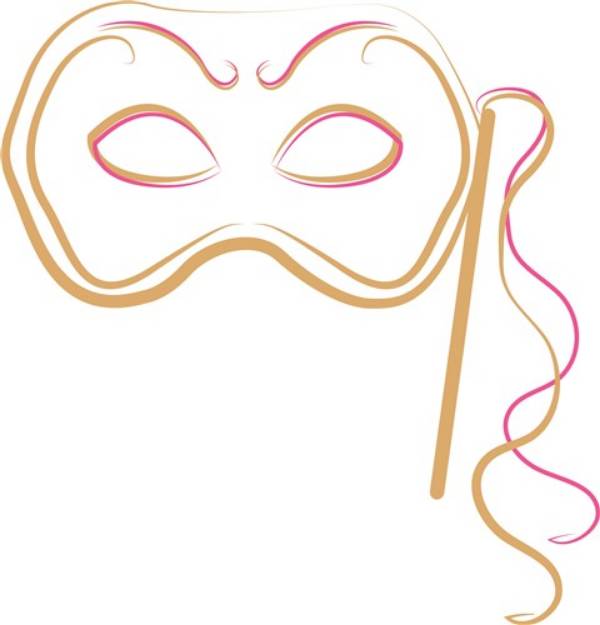 Picture of Party Mask SVG File