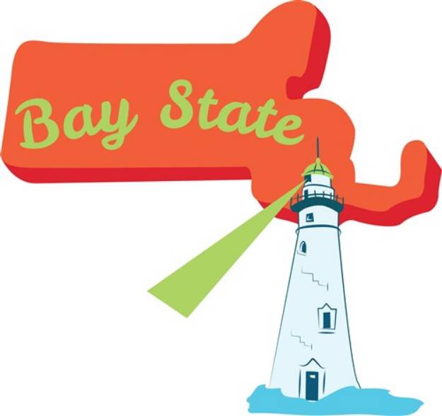 Picture of Bay State SVG File
