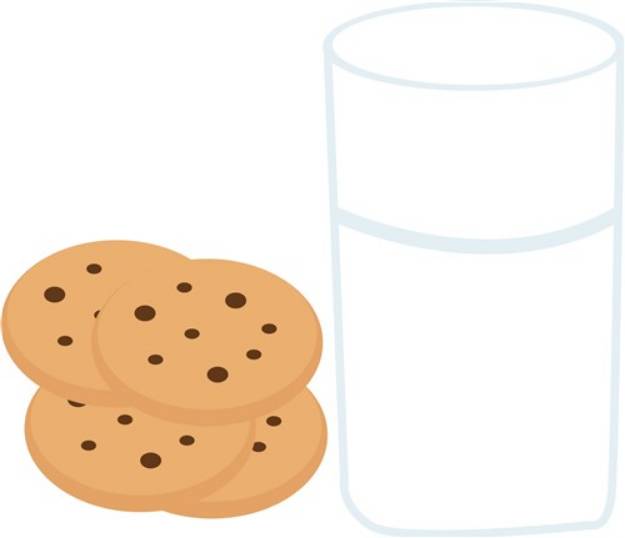 Picture of Milk & Cookies SVG File