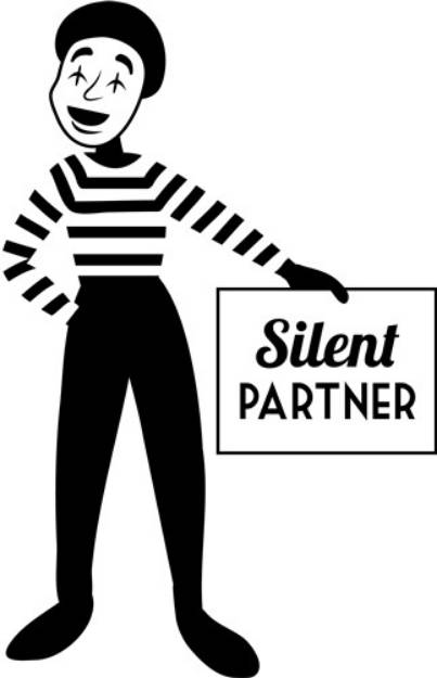 Picture of Silent Partner SVG File