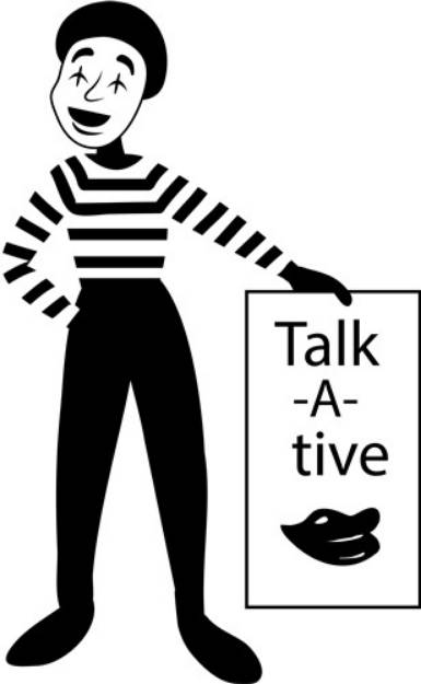 Picture of Talk-A-Tive SVG File