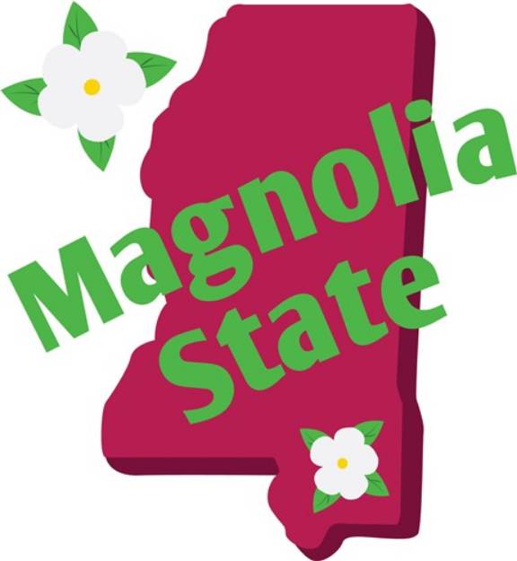 Picture of Magnolia State SVG File
