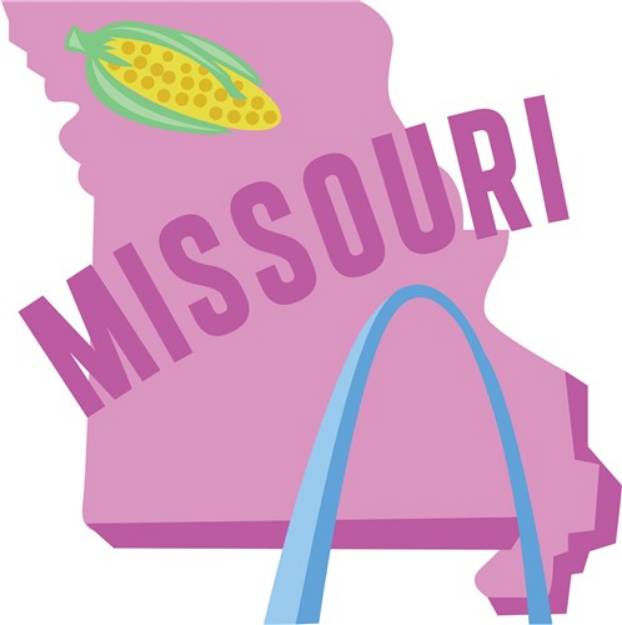 Picture of Missouri SVG File