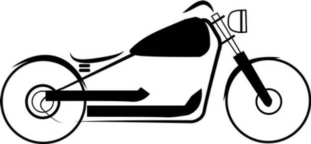 Picture of Motorcycle SVG File