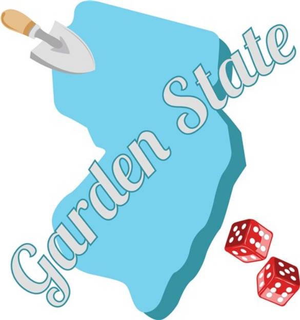 Picture of Garden State SVG File