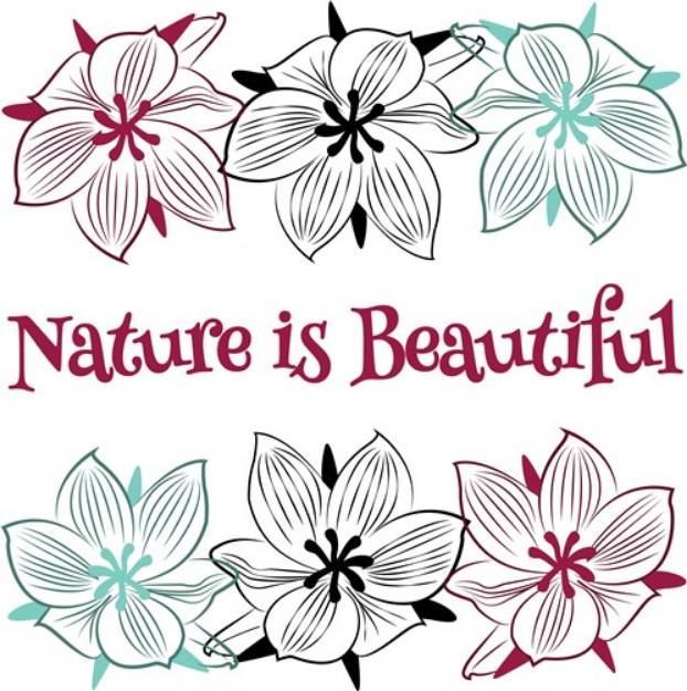 Picture of Nature Is Beautiful SVG File