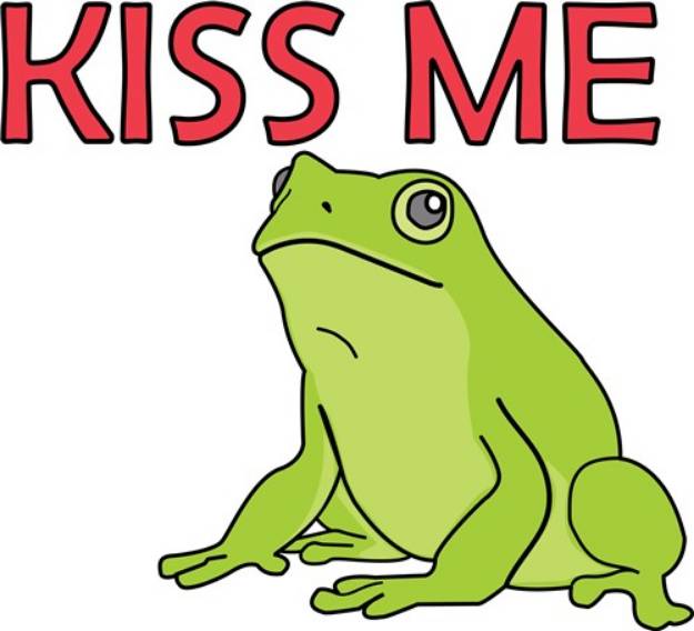 Picture of Kiss Me SVG File