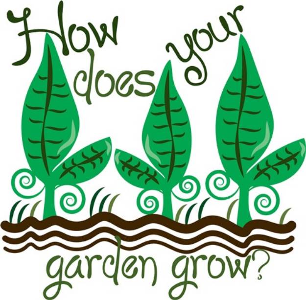 Picture of Garden Grow SVG File