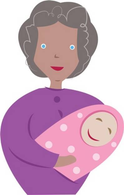 Picture of Mom & Baby SVG File