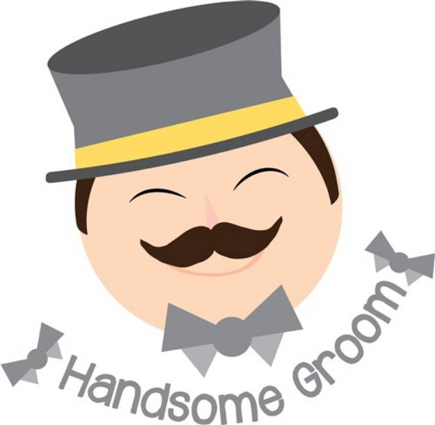 Picture of Handsome Groom SVG File