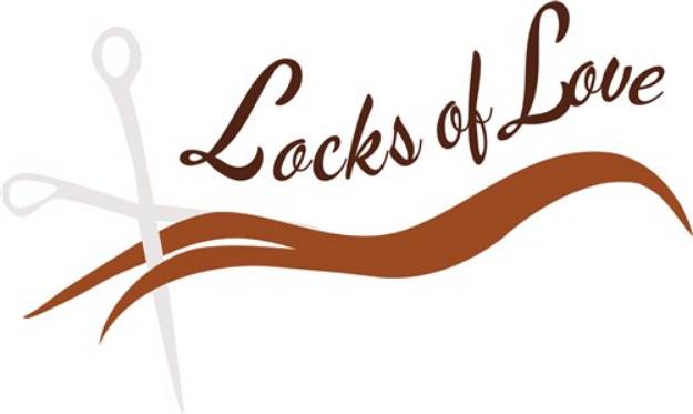 Picture of Locks Of Love SVG File