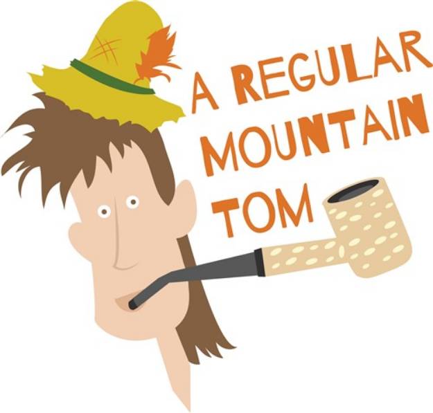 Picture of Mountain Tom SVG File