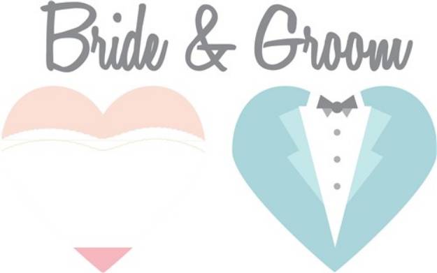 Picture of Bride & Groom SVG File
