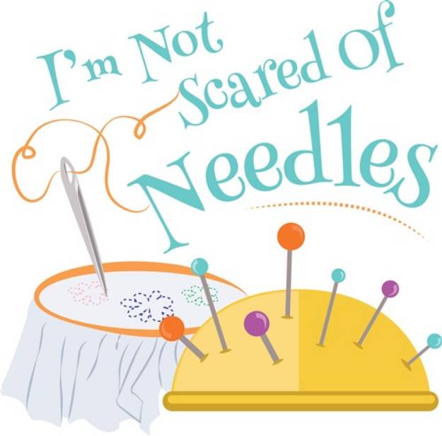 Picture of Scared Of Needles SVG File