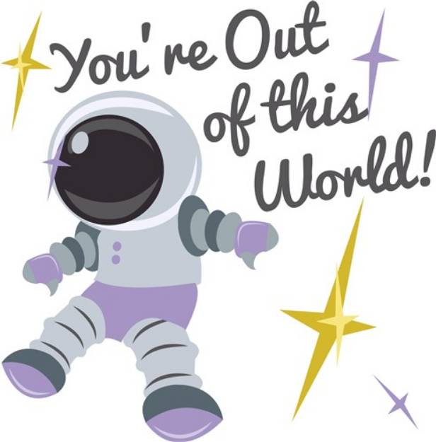 Picture of Out Of This World! SVG File