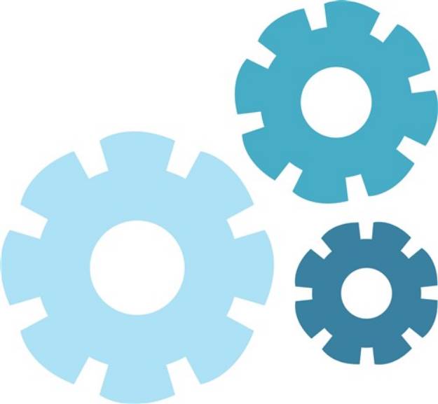 Picture of Mechanical Gears SVG File