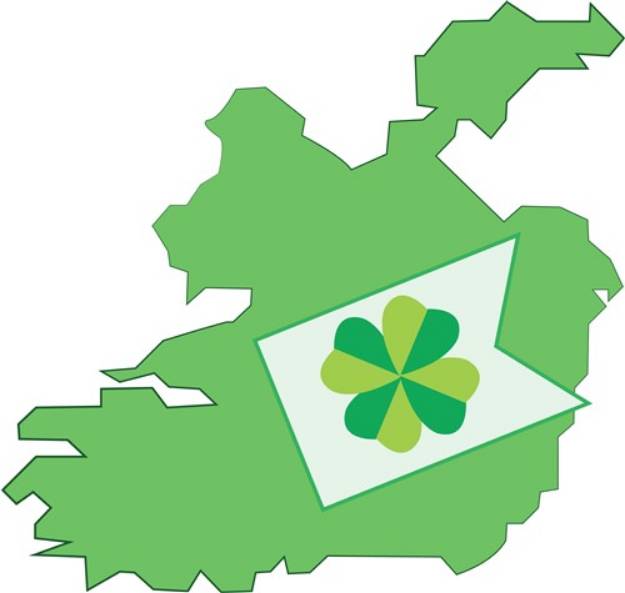 Picture of Irish Pride Shamrock SVG File