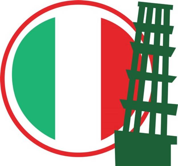 Picture of Italian Landmark SVG File