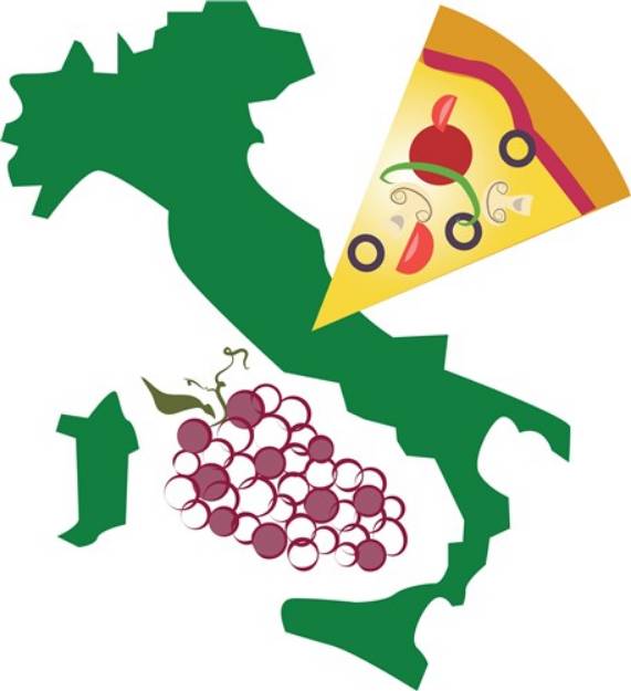 Picture of Italian Foods SVG File