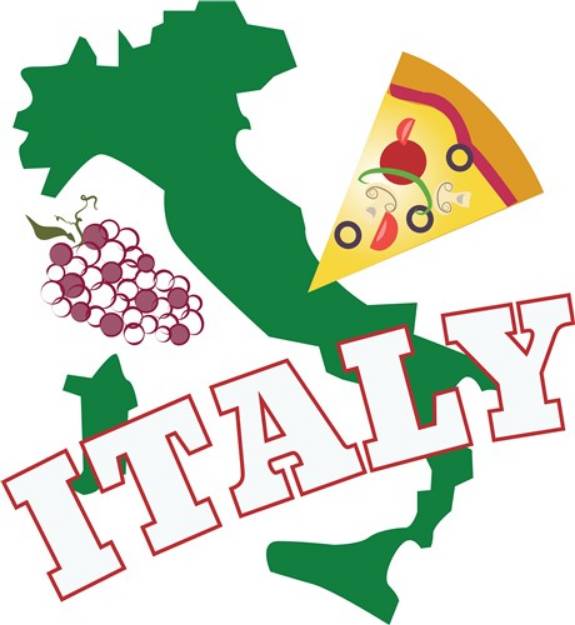Picture of Italy SVG File