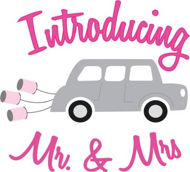 Picture of Introducing Mr & Mrs SVG File