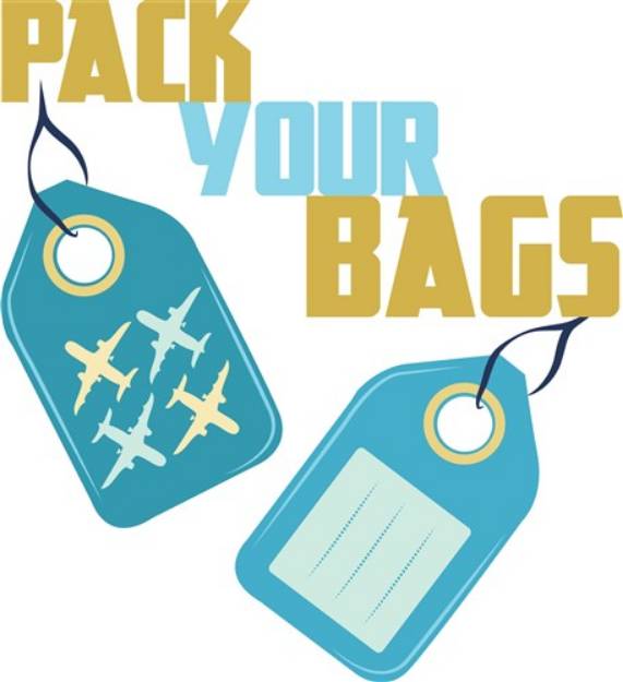 Picture of Pack Your Bags SVG File