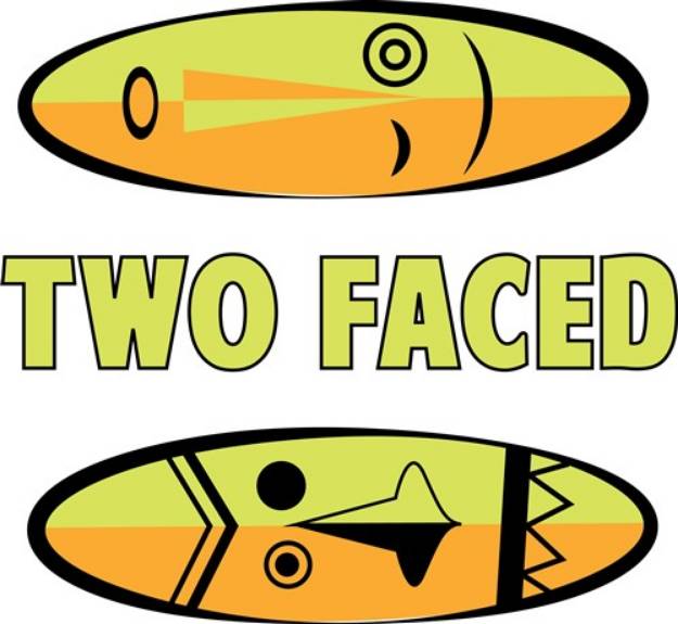 Picture of Two Faced SVG File