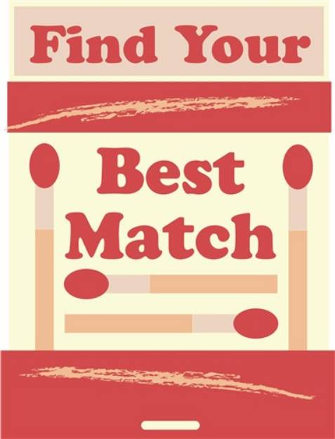 Picture of Find Your Best Match SVG File