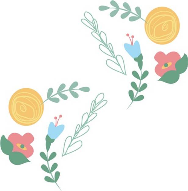Picture of Floral Decor SVG File