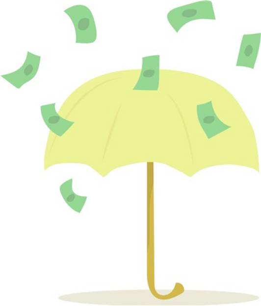 Picture of Raining Money SVG File