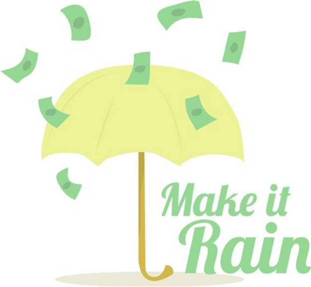 Picture of Make It Rain Money SVG File