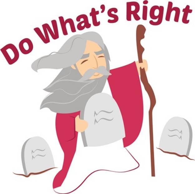 Picture of Do Whats Right SVG File