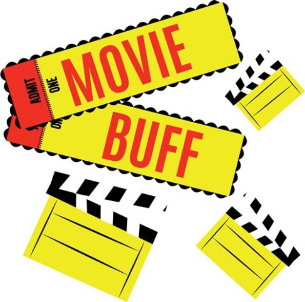 Picture of Movie Buff SVG File
