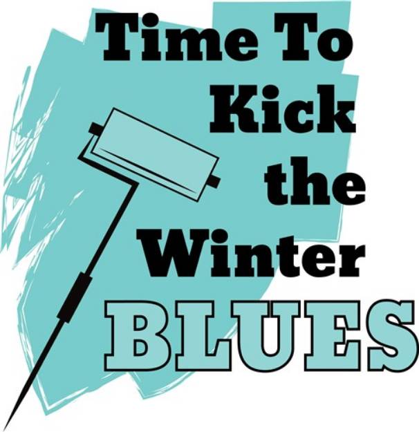 Picture of Kick The Winter Blues SVG File