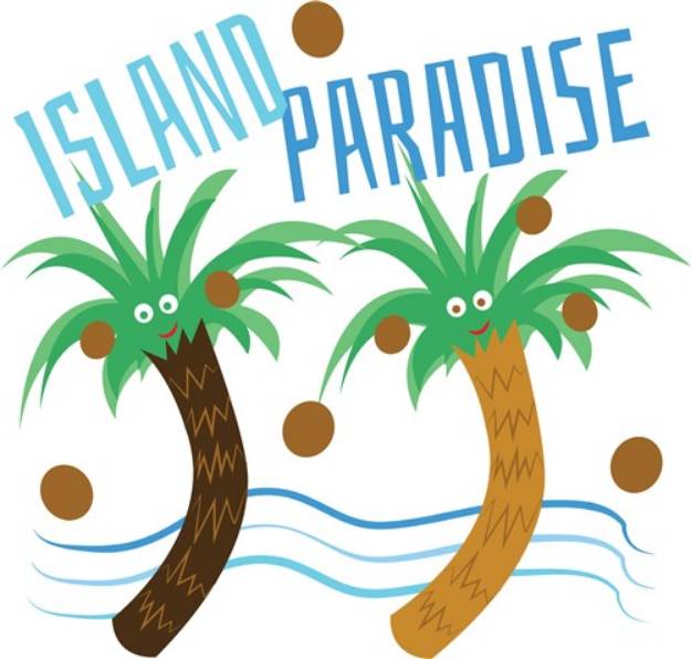 Picture of Island Paradise SVG File