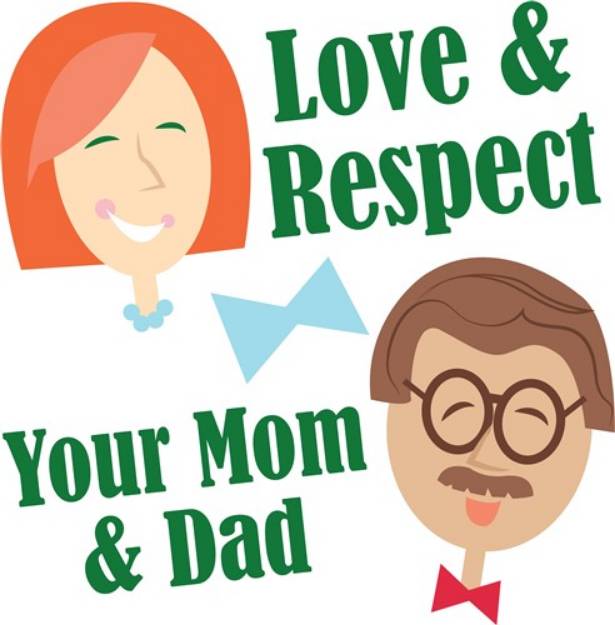 Picture of Love Your Parents SVG File