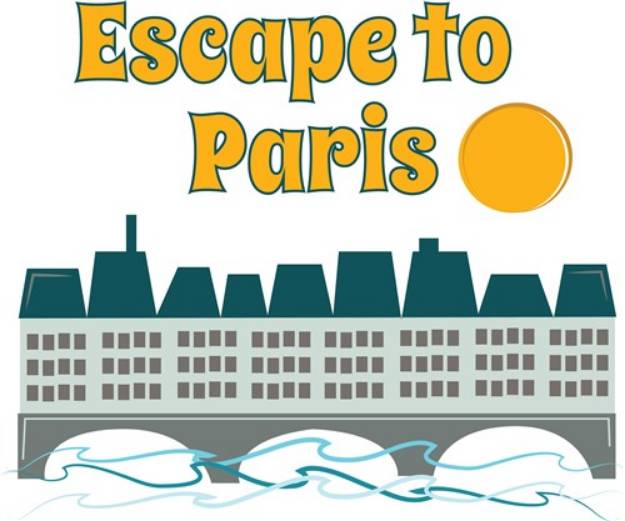 Picture of Escape To Paris SVG File