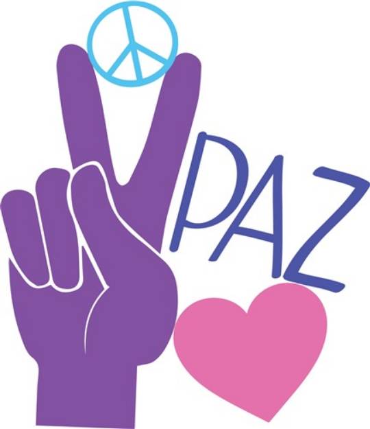 Picture of Peace Love SVG File