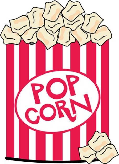 Picture of Pop Corn Bag SVG File