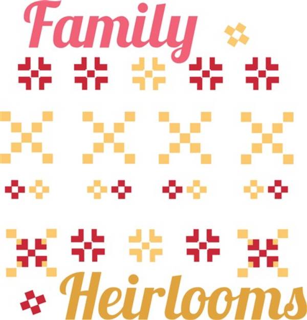 Picture of Family Heirlooms SVG File