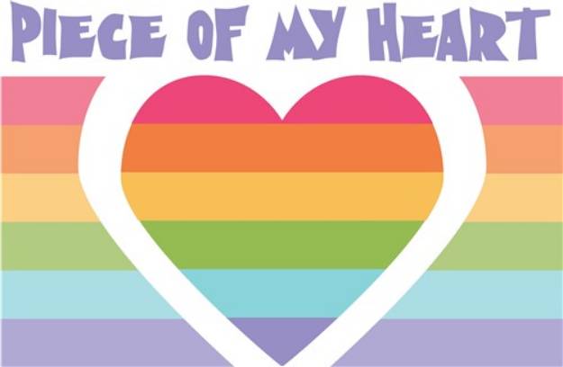Picture of Piece Of My Heart SVG File